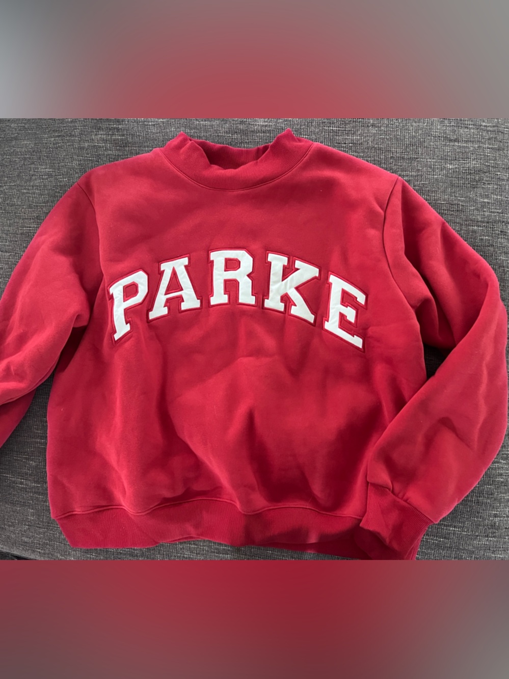PARKE Red Crewneck Sweater - Women's